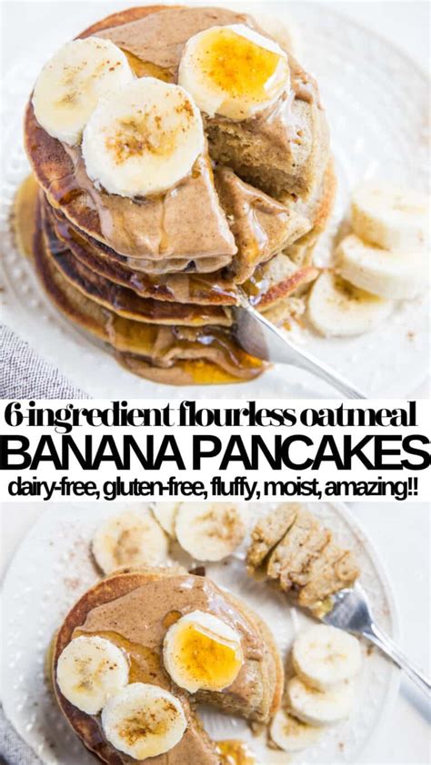 Flourless Oatmeal Banana Pancakes The Roasted Root
