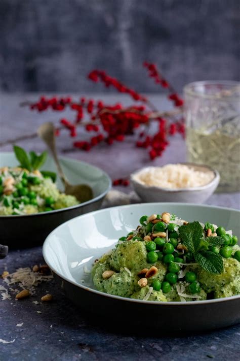 Gnocchi met pesto roomsaus en doperwten Zonderzooi