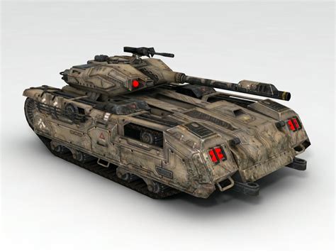 Sci Fi Tank 3d Model 3ds Max Files Free Download Cadnav
