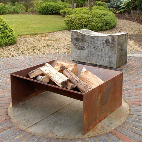 Chunk Welded Steel Fire Pit By Magma Firepits Outside Fire Pits