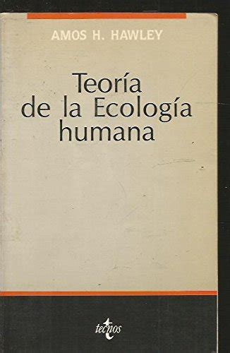 Tenlefttanto Teoria De La Ecologia Humana Human Ecology Theory Libro