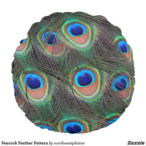 peacock-feather-eyespot-pattern-round-pillow-zazzle-com-round-pillow,-round-throw-pillows