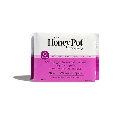 The Honey Pot Company Organic Cotton Pads Regular 20 Ct Pick Up In Store Today At Cvs