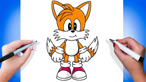 How To Draw Tails Sonic Youtube