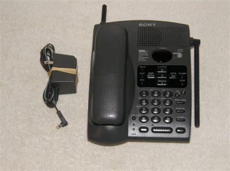 Sony Spp A946 900mhz Cordless Telephone With Digital Answering Machine