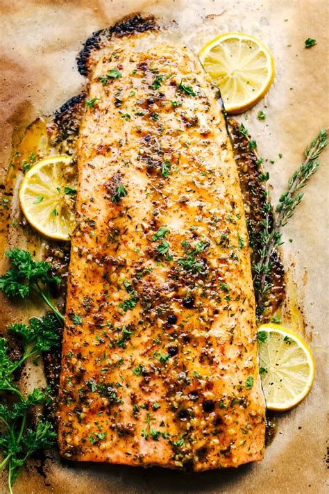 Honey Garlic Dijon Broiled Salmon 15 Minutes Therecipecritic