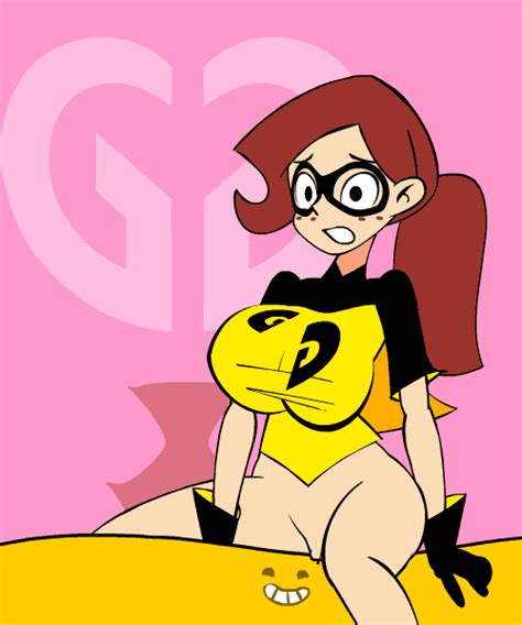 Rule 34 Animated Audrey Page Bottomless Bouncing Breasts