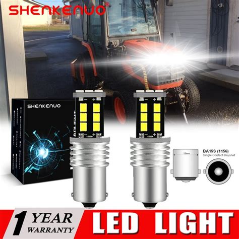 Shenkenuo For Kubota B2320 B2400 B26 B2601 Hazard Light Headlights 2x