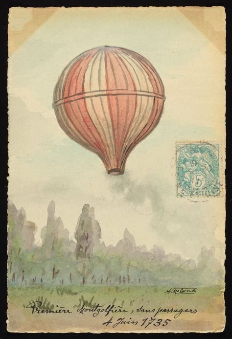 First Montgolfier Brothers Balloon Science History Institute Digital