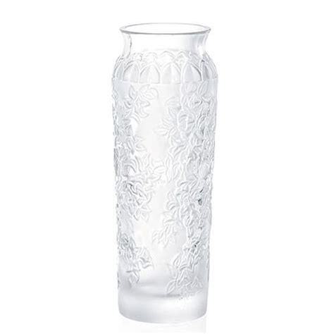Lalique Vases Bougainvilliers Bud Blossom Vaso Cristallo