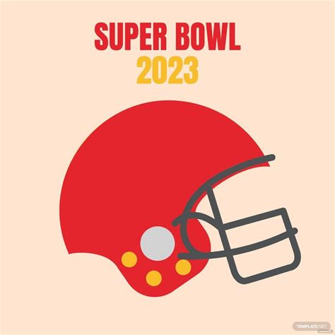 Super Bowl 2023 Clipart Vector In Illustrator Psd Eps Png Svg 