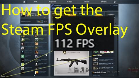 How To Enable The Fps Overlay In Steam Youtube