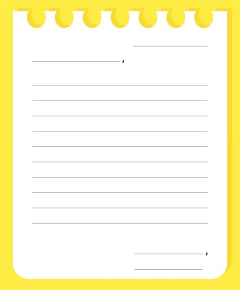 Blank Letter Template Printable