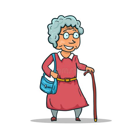Check spelling or type a new query. Cartoon Old Lady Character Isolated On White Background ...