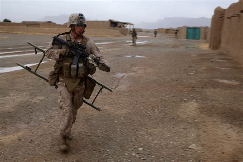 Continues To Disrupt Taliban Insurgents In Larr Village Afghanistan
