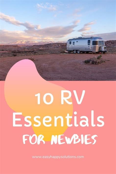 10 Rv Essentials For Newbies Rv Trip Buying An Rv