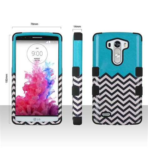 Lg G3 Caseulak Hybrid 3 Layer Hard Pc Case With Silicone