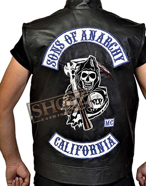 50 Off Sons Of Anarchy Jax Teller Black Cowhide Costume Vest