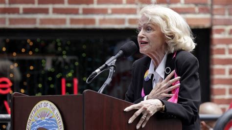 Edith Windsor Woman Who Helped End Federal Gay Marriage Ban Dies At
