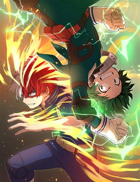 Deku And Todoroki My Hero Hero Wallpaper My Hero Academia Episodes