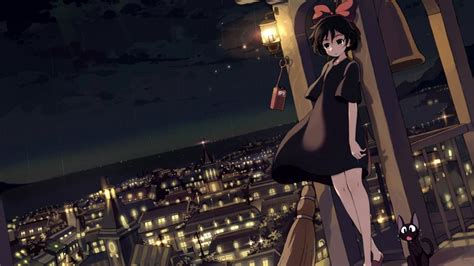 Wallpaper Lofi Studio Ghibli Kikis Delivery Service Anime In 2021