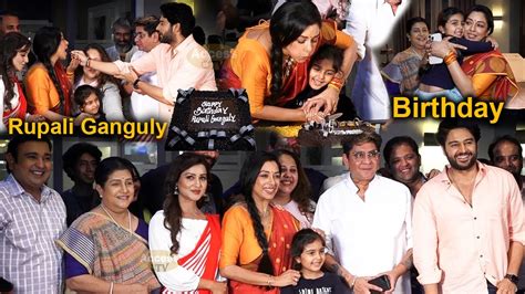 Rupali Ganguly Aka Anupamaa Birthday Celebrates With Anupamaa Serial