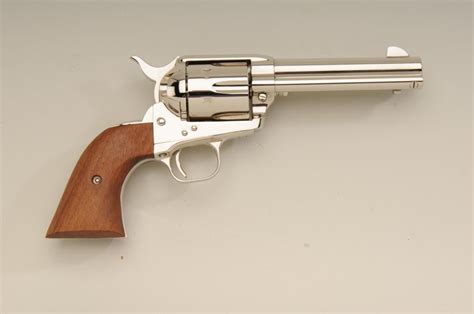 Colt Saa Revolver 45 Cal 4 34 Barrel Nickel Finish