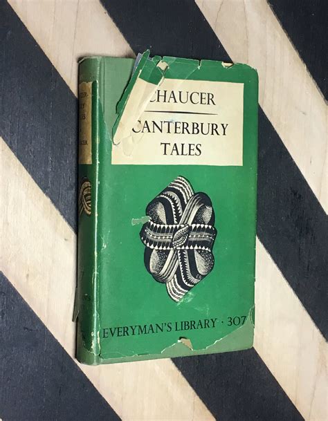 Canterbury Tales By Geoffrey Chaucer 1948 Hardcover Book