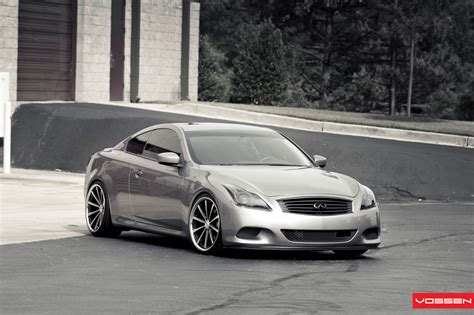 Classy Gray Metallic Infiniti G37 Enhanced With Custom Rims —