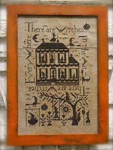 Witches In The Air Cross Stitch Paper Pattern From Etsy