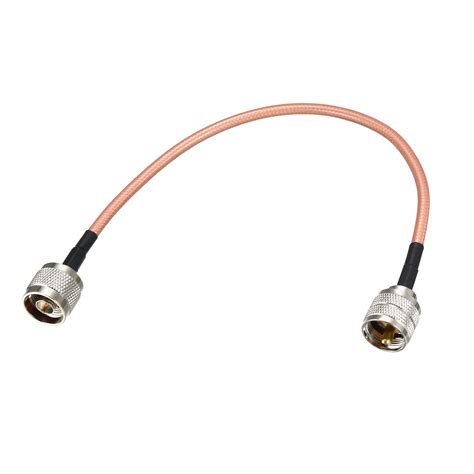 Low Loss Rf Coaxial Cable Connection Coax Wire Rg 142 N Male To Pl 259