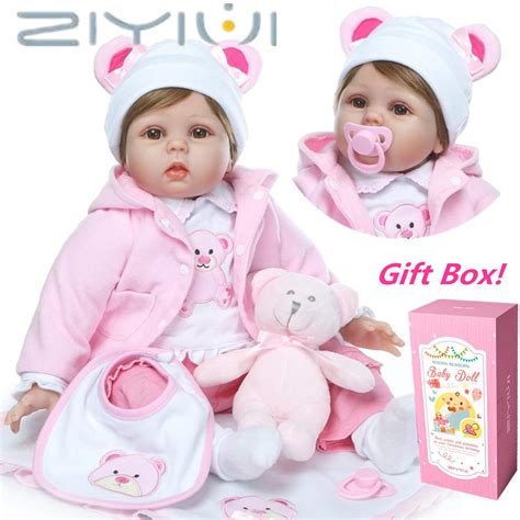Ziyiui Reborn Doll 22 Realistic Girl Soft Silicone Vinyl Reborn Baby