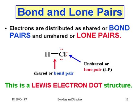 Bond And Lone Pairs