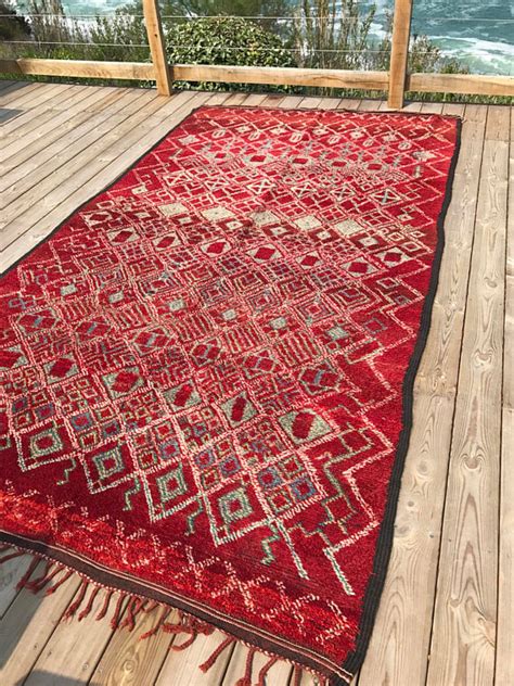 Mrirt Berber Moroccan Rug Berber Carpets Mrirt Old Moroccan 350x195cm