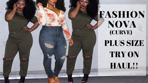 Fashion Nova Curve Try On Haul First Plus Size Try On Haul Youtube
