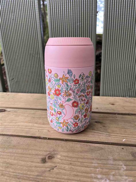 Chillys Coffee Cup Series2 340ml Liberty Blush Pink Railway Cottage