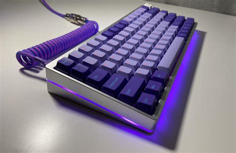 First Custom Keyboard With First Custom Coiled Cable R