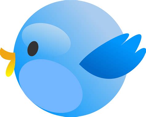 Twitter Tweet Bird Cute Blue Png Picpng