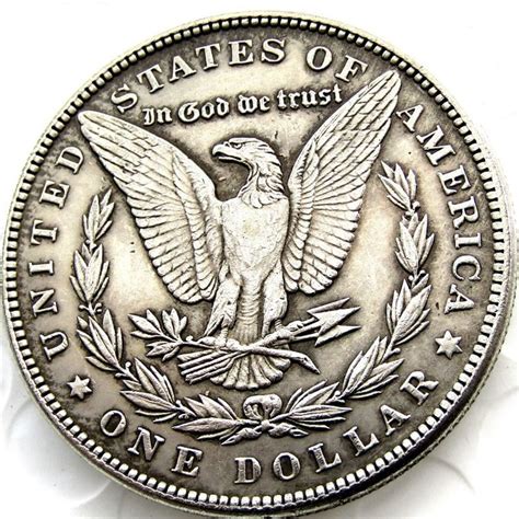 Us Hobo 1921 Morgan Dollar In Dinosaur Creative Coin Pressed Copy Coins