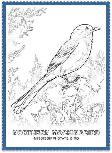 Mississippi State Flower Coloring Page Mireille Keeton