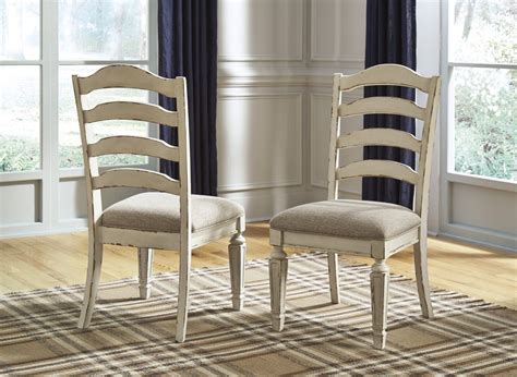 Signature Design By Ashley® Realyn Chipped White Dining Side Chair