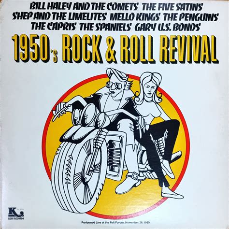 1950s Rockand Roll Revival Rock And Roll Bill Haley Record Jacket