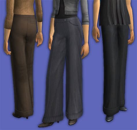 Mod The Sims Recolors Of Blooms Classy Slacks