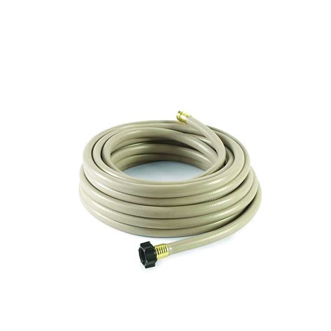 Gray flexogen heavy duty garden water hose. HDX 5/8 in. Dia x 50 ft. Light Duty Water Hose-335850HD ...