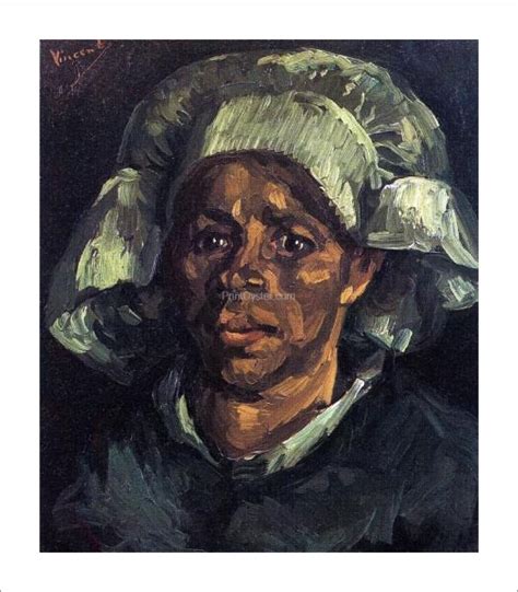 Printoyster Peasant Woman Portrait Of Gordina De Groot Vincent Van