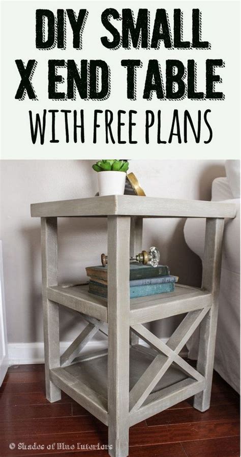 End tables or side tables can be very useful, not just as a place to put your personal stuff on or to hold an extra bedside lamp, but with the right design, it can be a great decor piece for your home. 25 DIY Side Table Ideas With Lots of Tutorials | Diy side ...