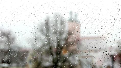 Moody Raining Day Background Rain In The City Wet Weather Season