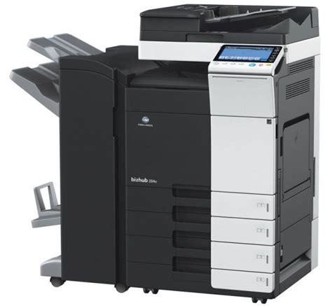 The bizhub c284e multifunction color printers provide productivity features to speed your output in both color and b&w — including fast 28 ppm print/copy. Konica Minolta Bizhub 284E | | ezofficemachines