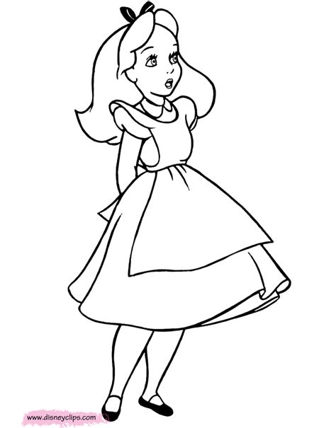 Alice In Wonderland Coloring Pages 3 Disney Coloring Book