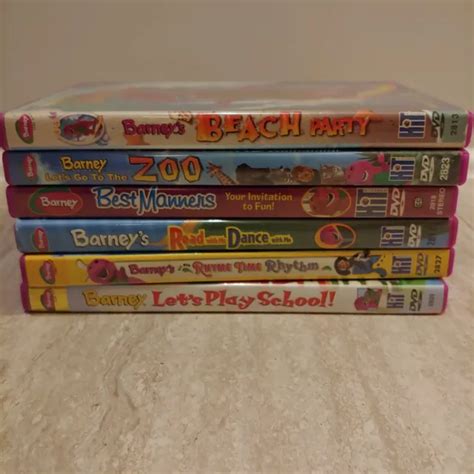 Barney And Friends Dvd Kids Classic Educational Tv Preschool Musical Lot